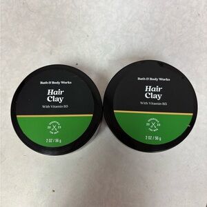 Bath and body works 2 pc hair clay